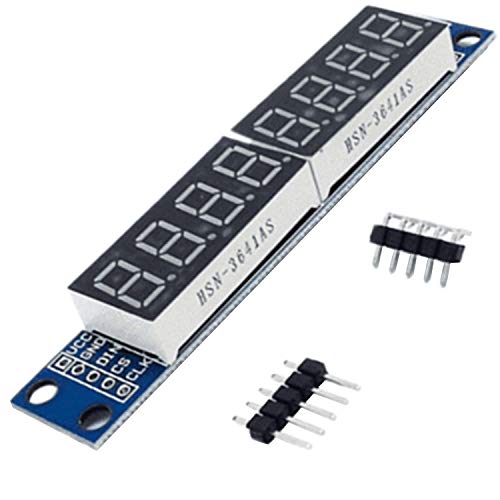 AZDelivery 1 x MAX7219 LED Modul TM1637 8 Bit 7-Segmentanzeige LED Display kompatibel mit Arduino und Raspberry Pi inklusive E-Book!