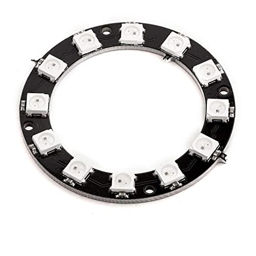 AZDelivery 5V RGB LED Ring kompatibel mit WS2812B 12-Bit 50mm kompatibel mit Arduino inklusive E-Book!