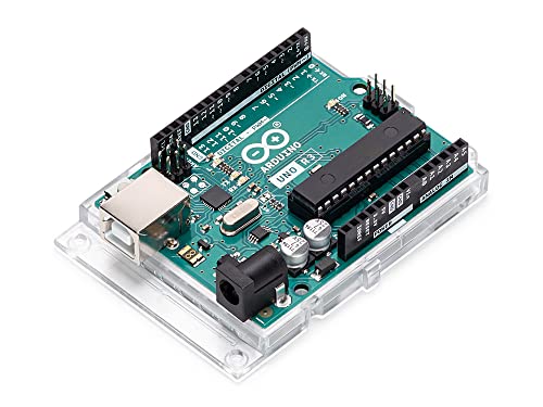 Arduino UNO Rev3 [A000066] – Vielseitiges Entwicklungsboard mit ATmega328P-Mikrocontroller, kompatibel mit Arduino IDE, ideal für Einsteiger und Elektronik-, Robotik- und DIY-Projekte.