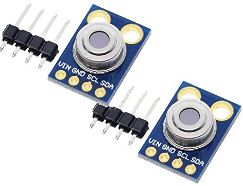 TECNOIOT 2pcs GY-906 MLX90614 Non-Contact Infrared Temperature Sensor Module MLX90614ESF