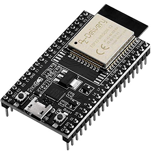 AZDelivery ESP32 Dev Kit C V4 NodeMCU WLAN WiFi Development Board kompatibel mit Arduino inklusive E-Book! (Nachfolger Modul von ESP32 Dev Kit C V2)