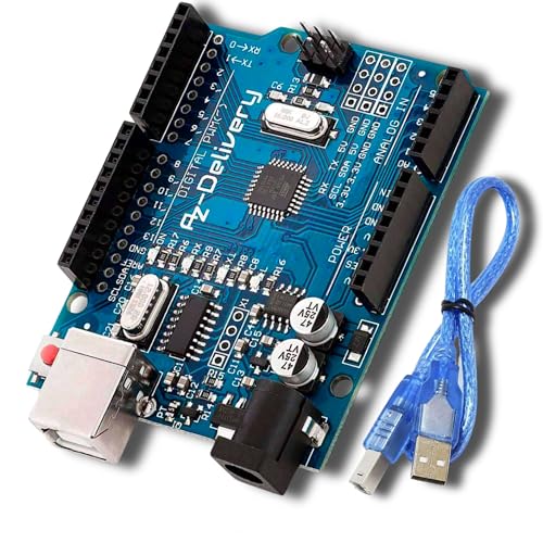 AZDelivery Mikrocontroller Board AZ-ATmega328-Board mit USB-Kabel inklusive E-Book!