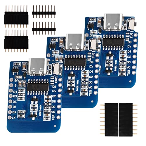 diymore 3PCS für ESP8266 Mini Board NodeMCU WiFi für ESP8266-12F CH340G WLAN Type C Modul