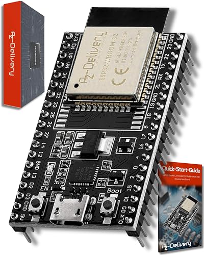 AZDelivery ESP32 Dev Kit C V4 NodeMCU WLAN WiFi Development Board kompatibel mit Arduino inklusive E-Book! (Nachfolger Modul von ESP32 Dev Kit C V2)