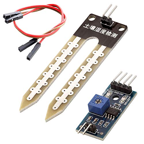 AZDelivery Bodenfeuchtesensor Hygrometer Boden Feuchtigkeit Module kompatibel mit Arduino und Raspberry Pi inklusive E-Book!