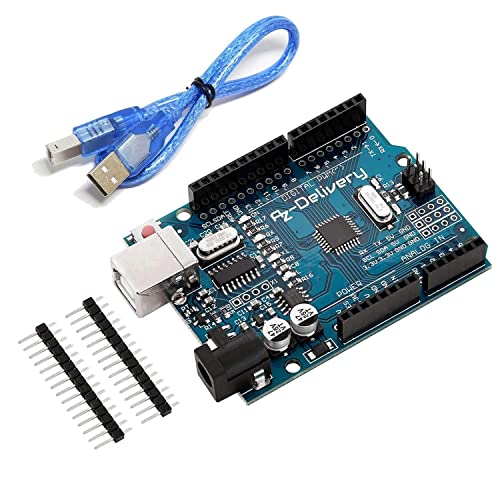 AZDelivery Mikrocontroller Board AZ-ATmega328-Board mit USB-Kabel inklusive E-Book!