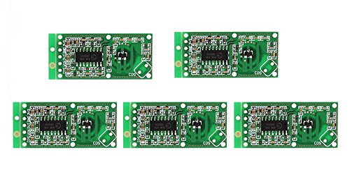 WINGONEER 5PCS Mikrowellen-Radarsensor RCWL-0516 Schalter-Modul menschlicher Induktions-Brett-Detektor