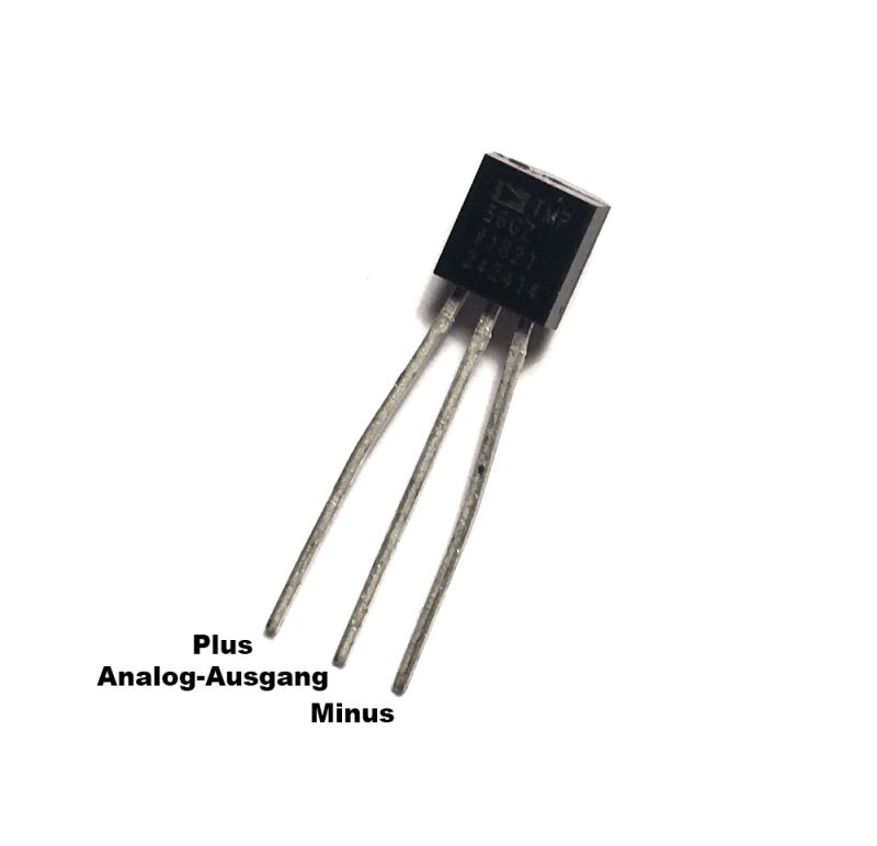 Temperatursensor TMP36 - Die wichtigsten Daten