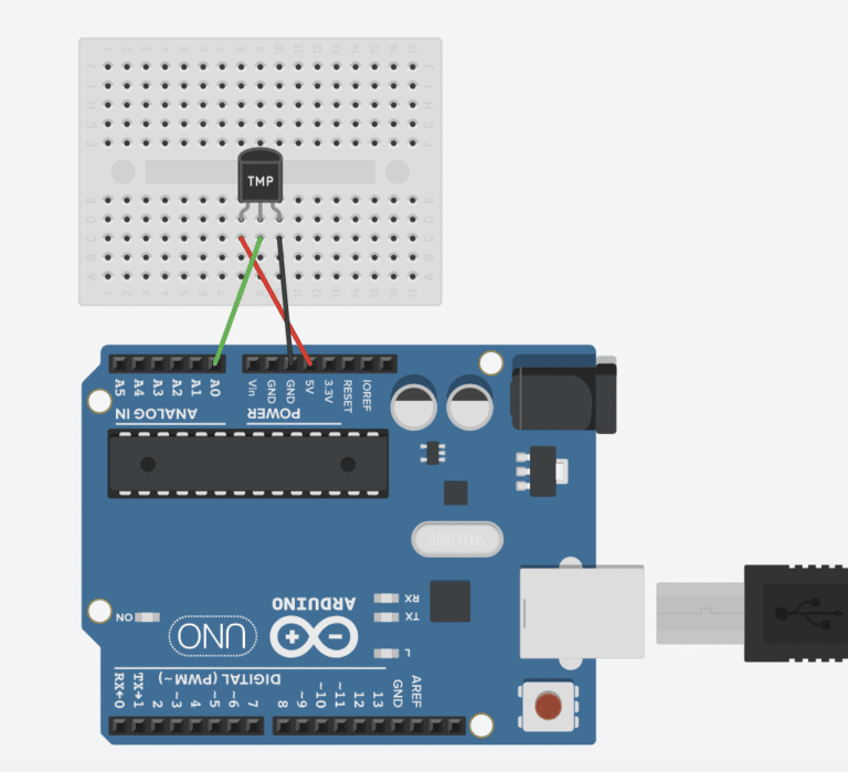 Temperatur messen mit dem Arduino und dem Sensor TMP36