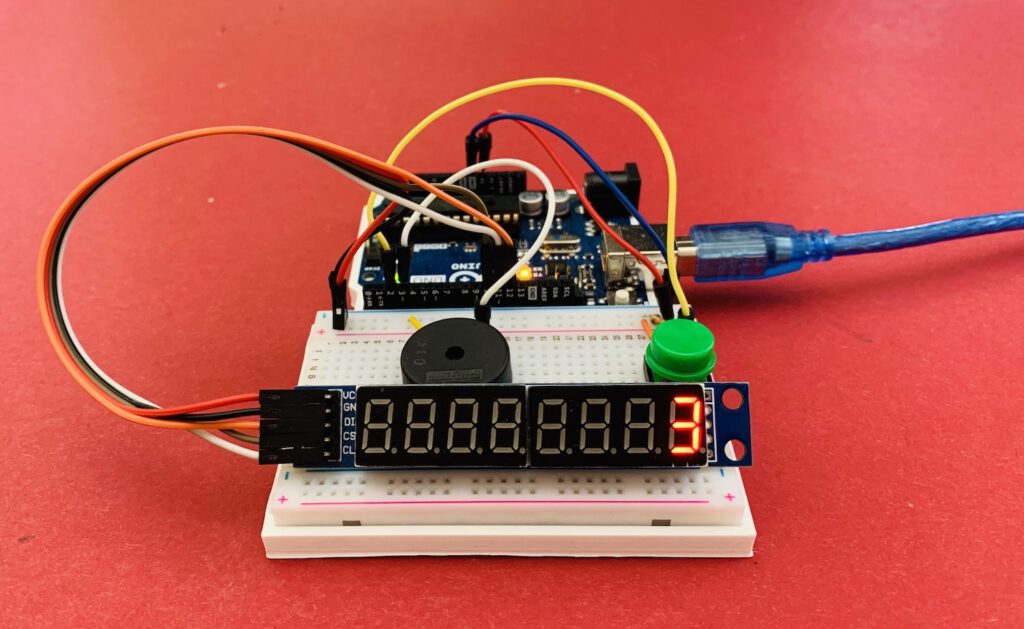 Ein einfacher Arduino-Countdown mit Retro-Optik - Pollux Labs