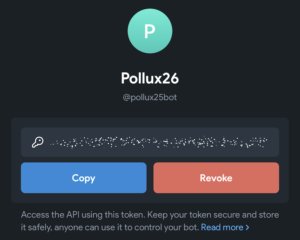 Telegram Token erhalten