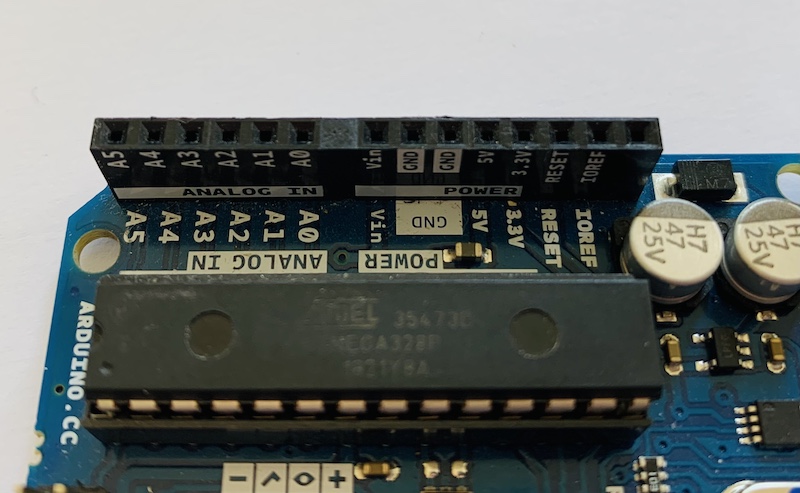 Arduino Uno Power- und Analog-Pins