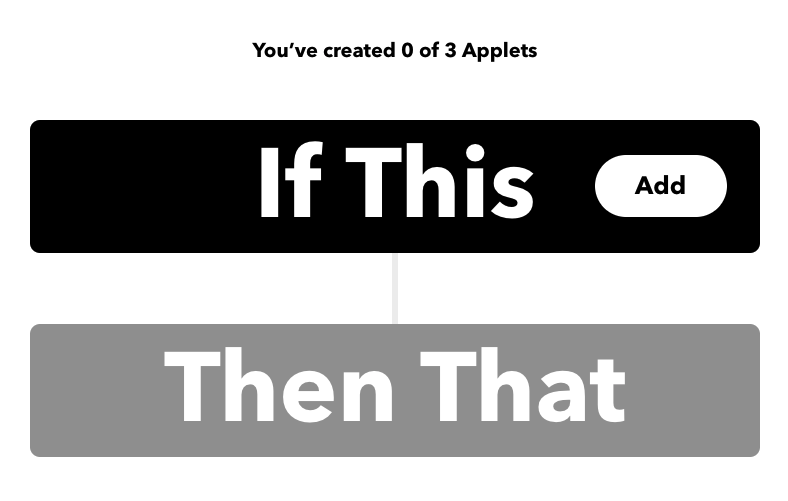 IFTTT Applet erstellen