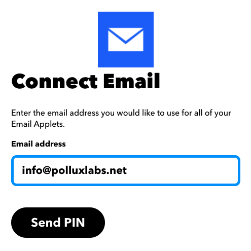 IFTTT Connect Email