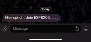Telegram-Nachricht vom ESP8266