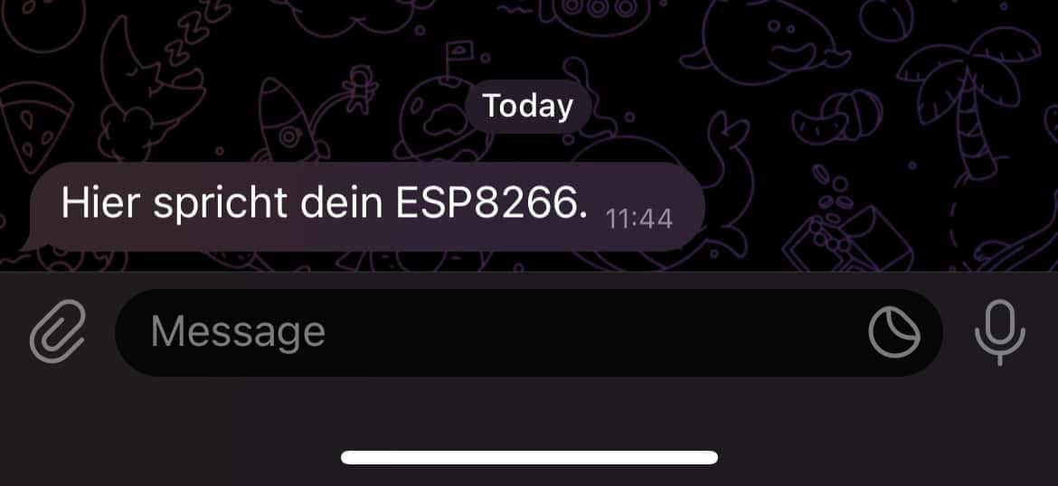 Telegram, WhatsApp & EMail mit dem ESP8266 & ESP32 senden