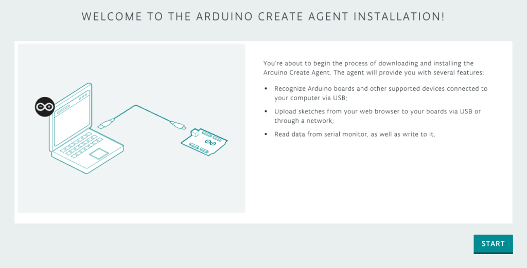 Installation des Arduino Create Agents