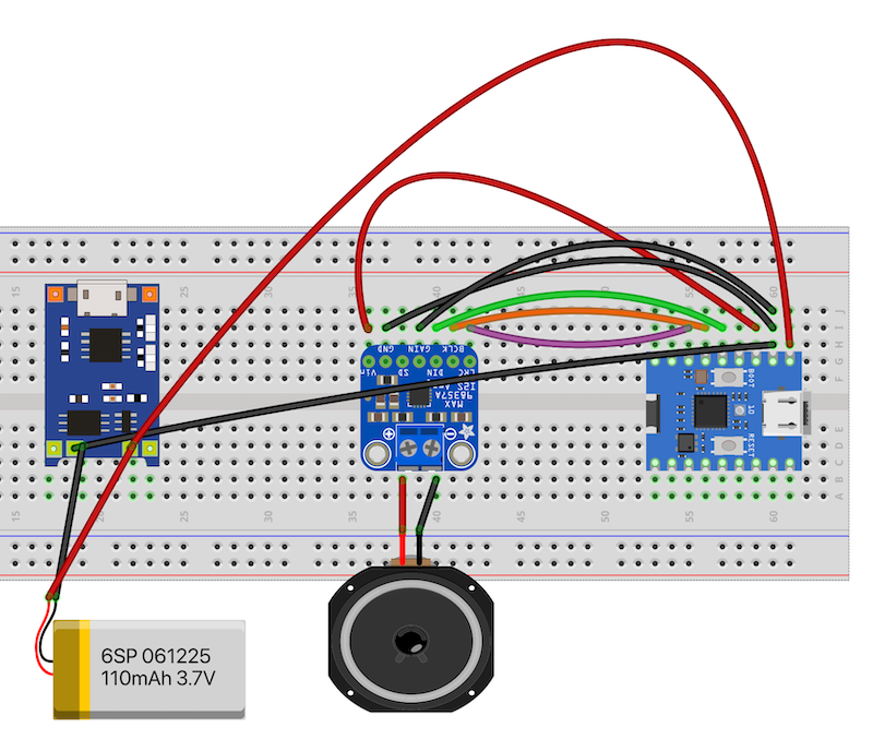 ESP32 Internetradio mit Akkubetrieb