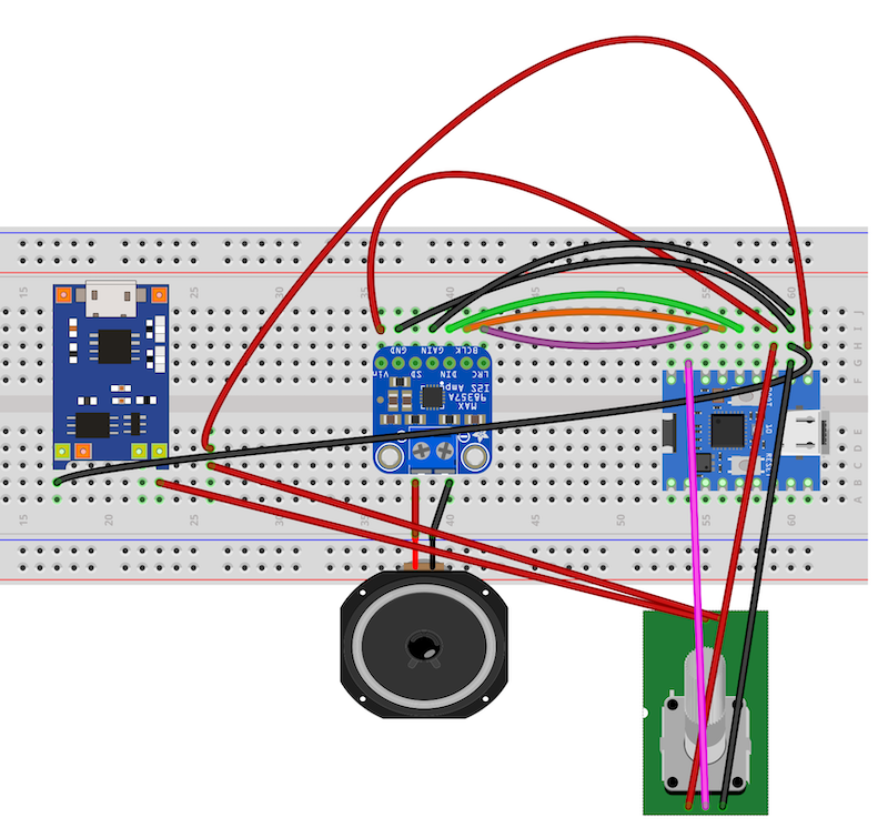 ESP32 Internetradio mit Potentiometer zur Lautstärkeregulierung