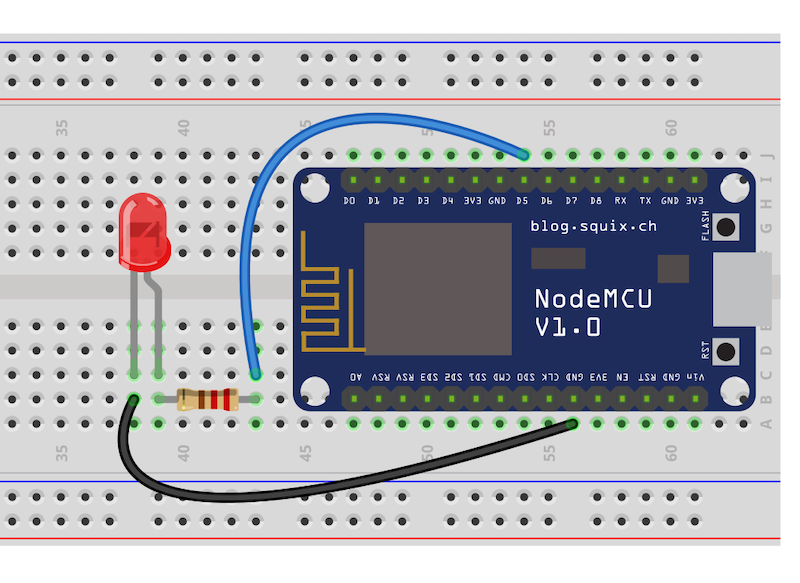 LED am ESP8266