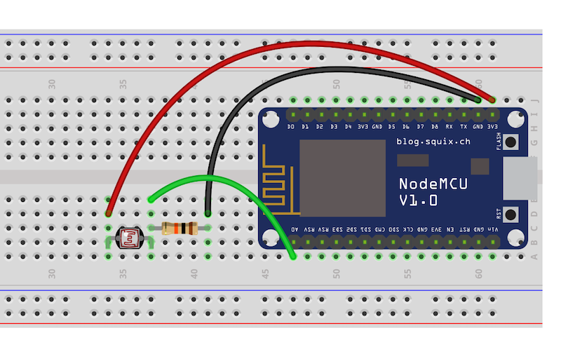 Lichtsensor am ESP8266