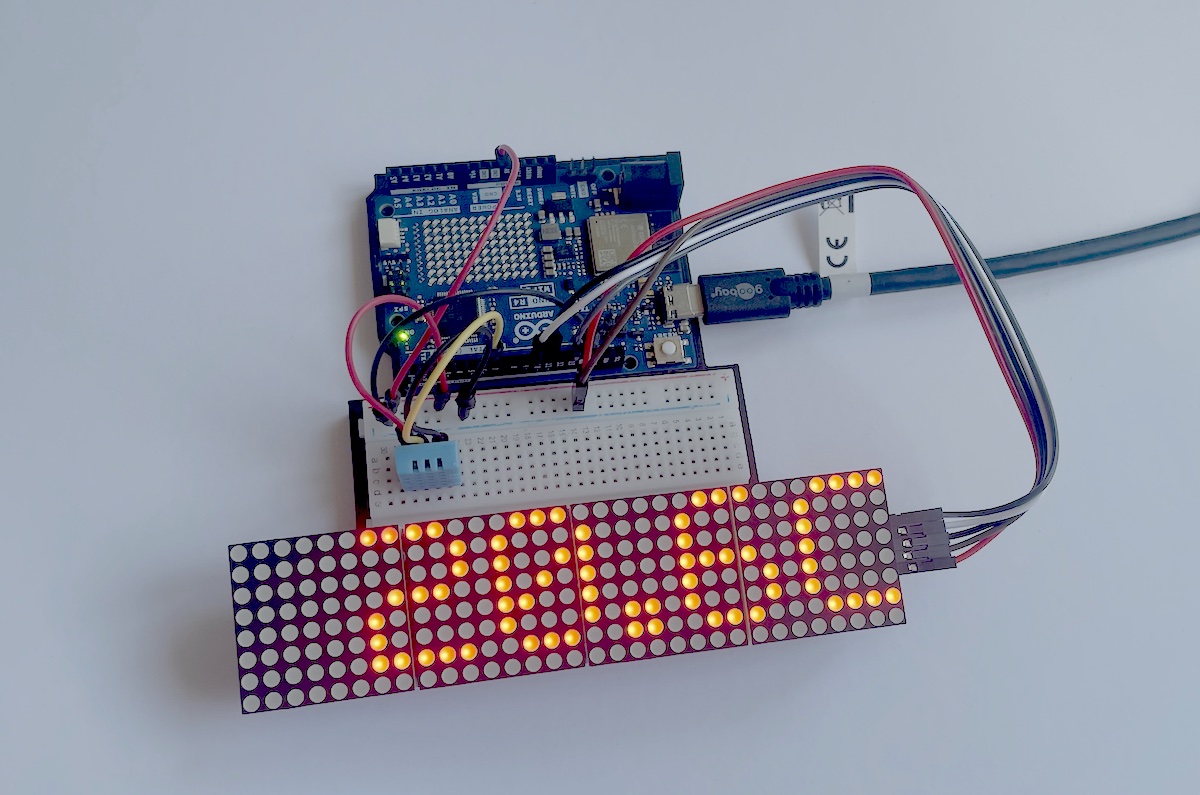 Laufschrift mit dem Arduino