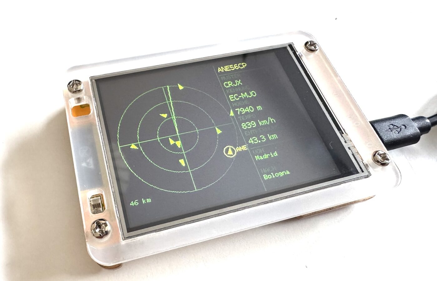 Flugradar mit dem ESP32